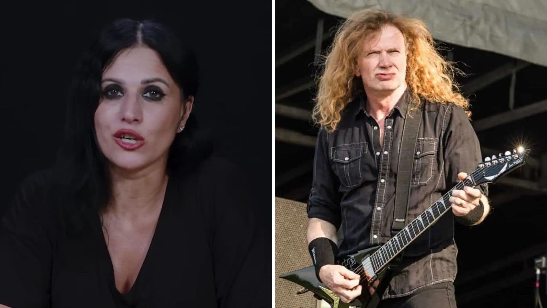 Cristina Scabbia Dave Mustaine