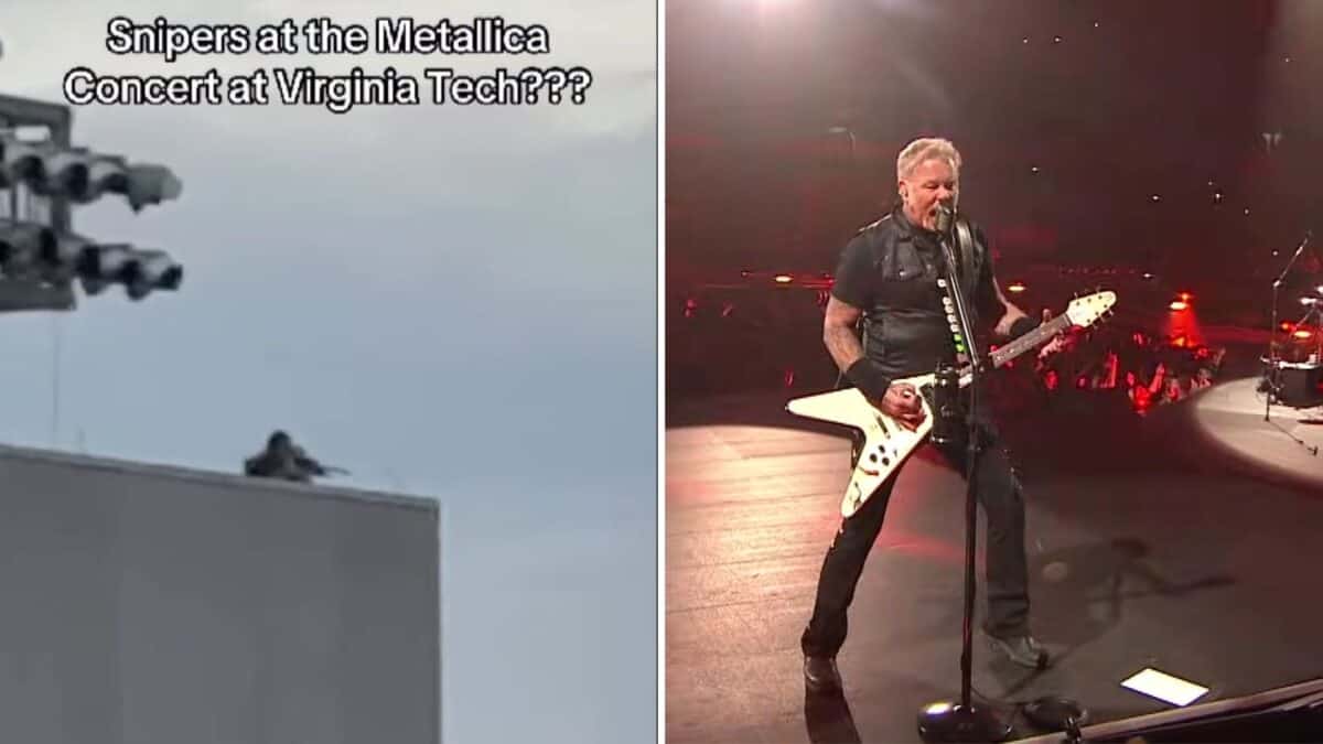 Metallica Snipers At Concert