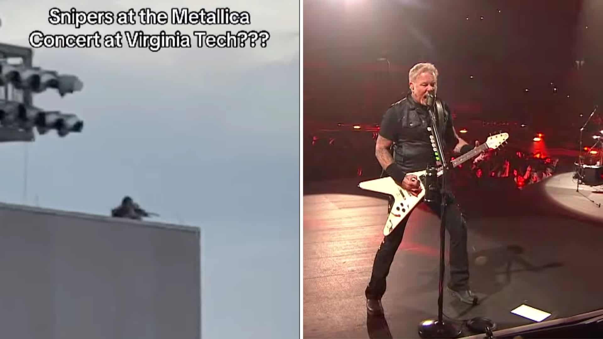 Metallica Snipers At Concert