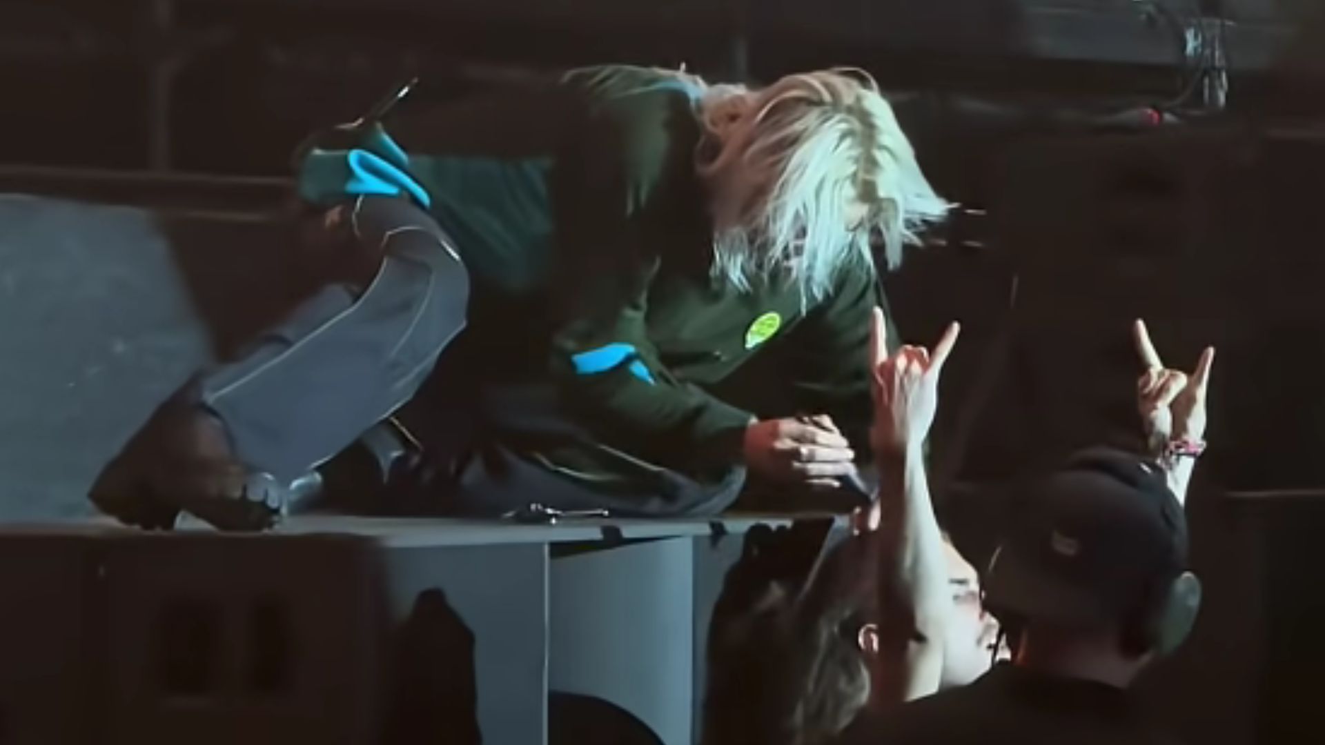 Emily Armstrong Cuts Fan Hair