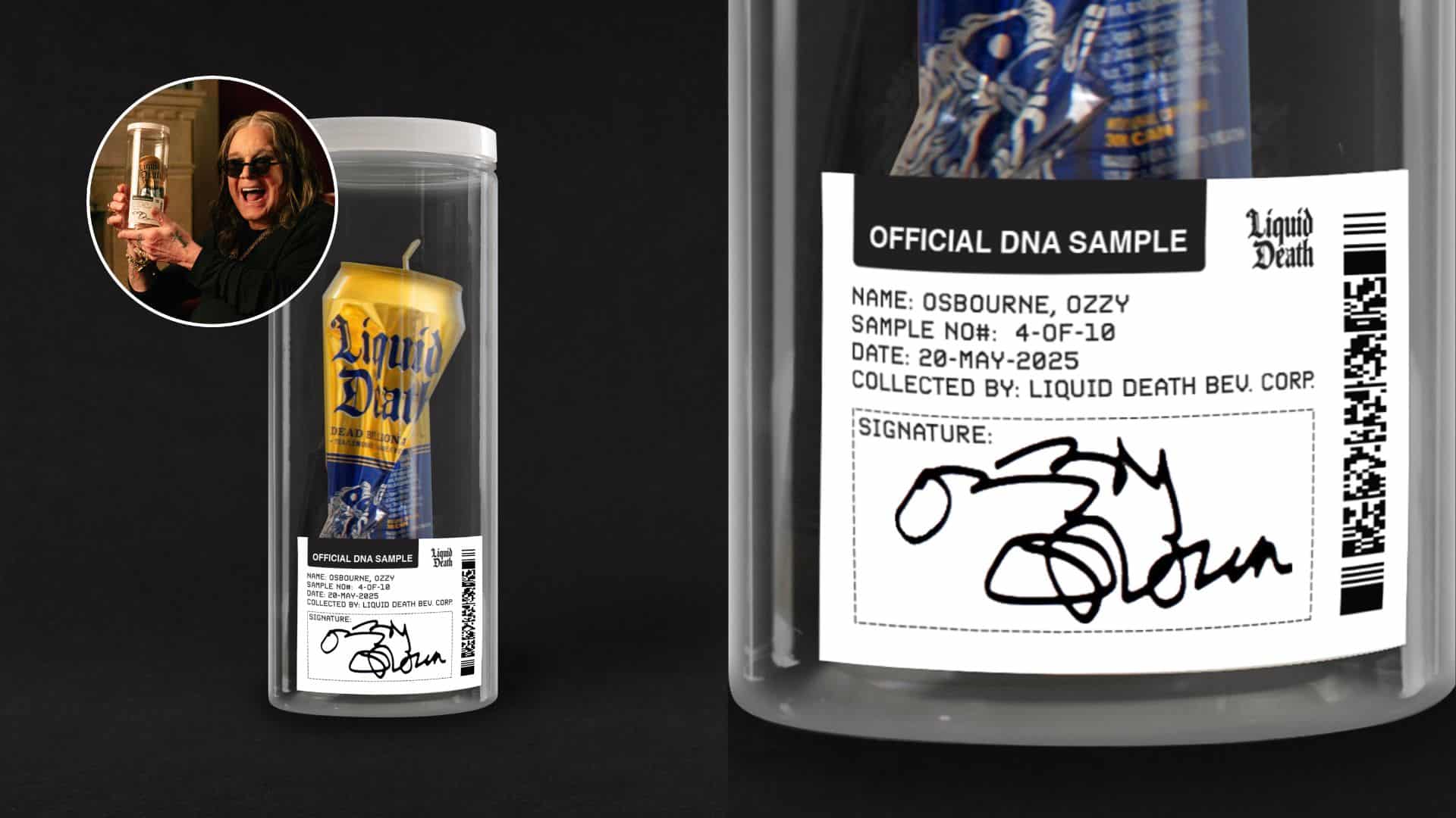 Ozzy Osbourne Liquid Death DNA