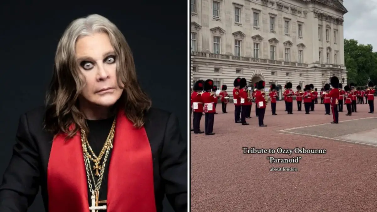 Ozzy Osbourne King Charles Guards Tribute