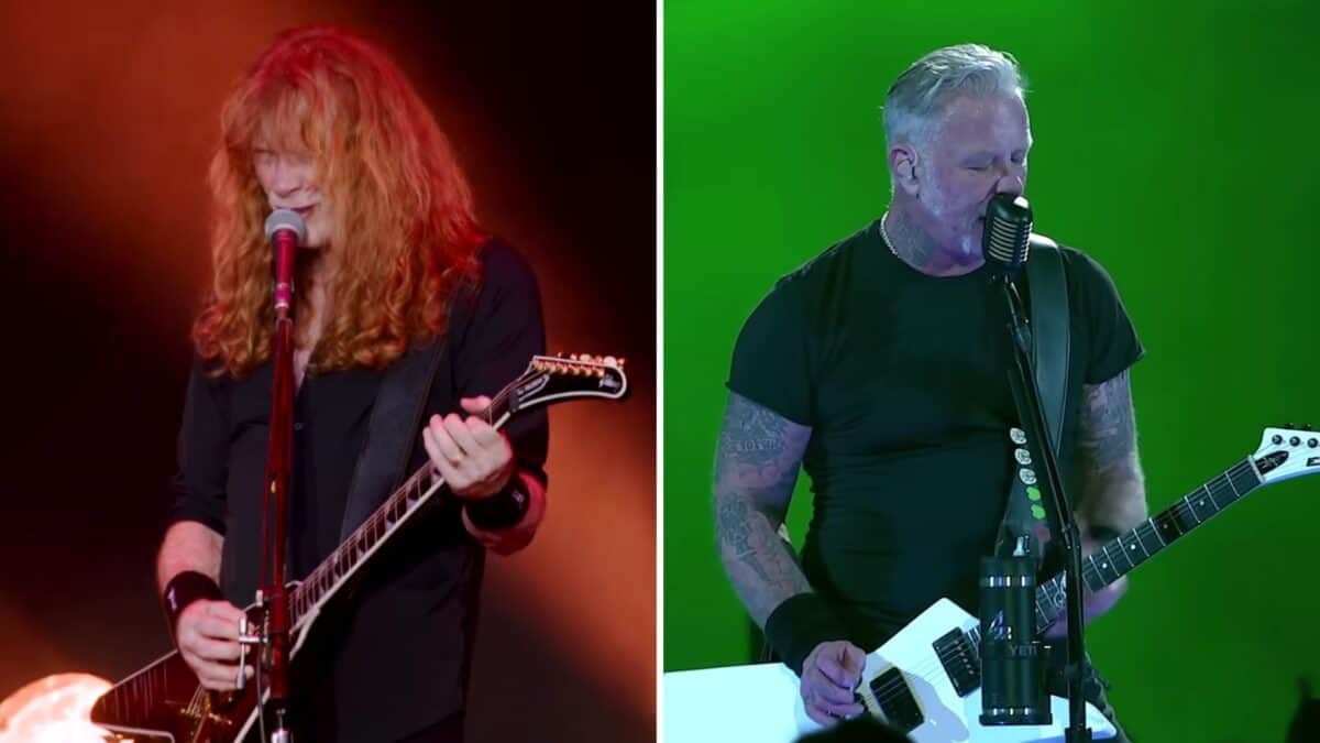 Dave Mustaine James Hetfield
