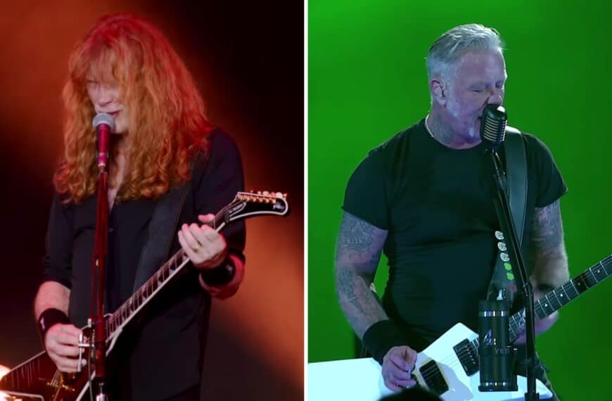 Dave Mustaine James Hetfield