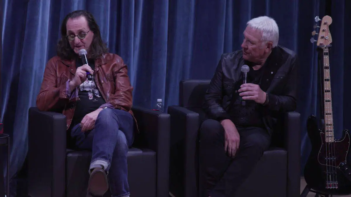 Geddy Lee And Alex Lifeson Oct 2025 Rock Hall Event