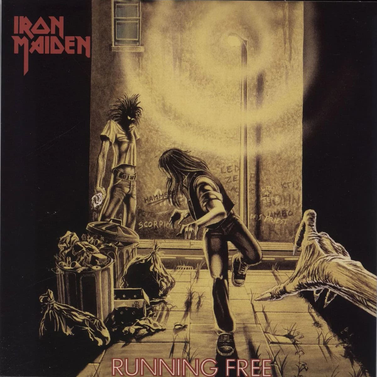 Iron Maiden Running Free Single Cover