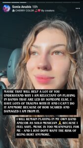 SONIA ANUBIS Opens Up About Toxic Experiences In BURNING WITCHES: 'This